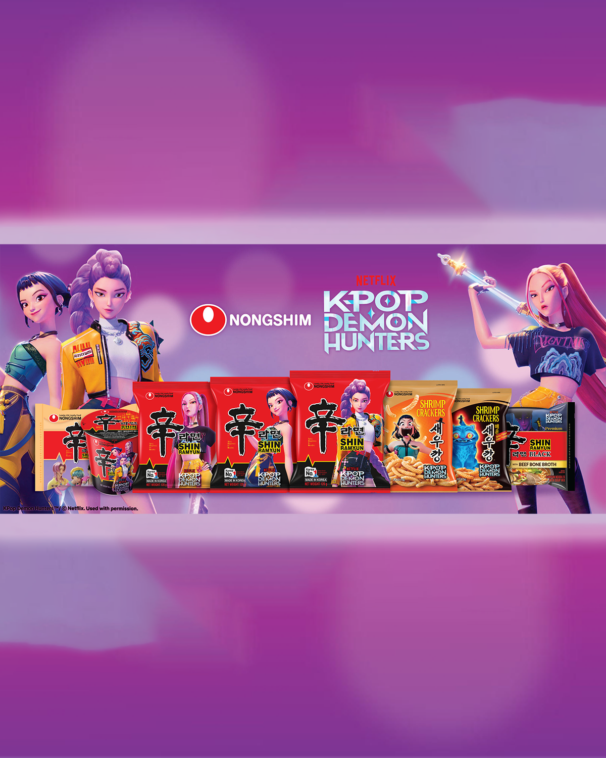 K-Pop Demon Hunters x Nongshim