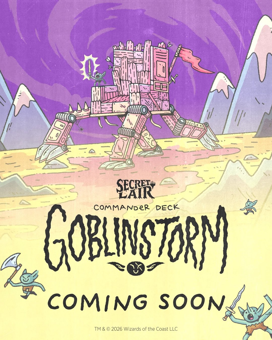 MtG Magic: The Gathering Secret Lair Goblin Storm