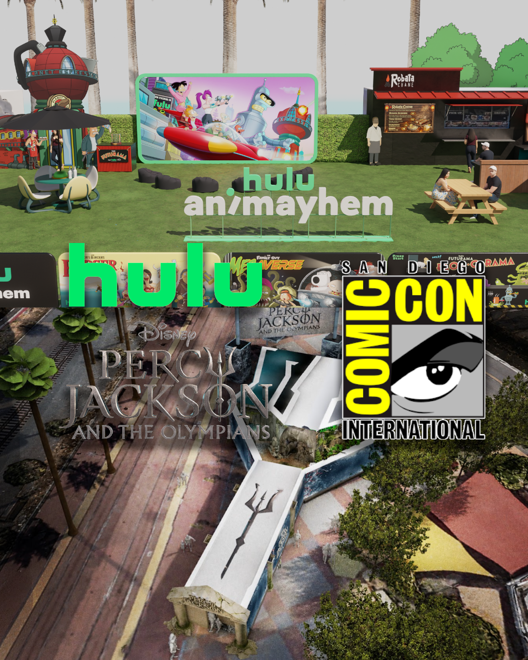 Hulu Animayhem and Percy Jackson